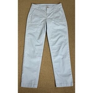 Eddie Bauer Womens Canvas Utility Pants Size 6 Blue Work Outdoor
